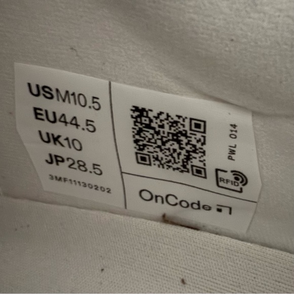 Kith for On Running Cloudzone sneakers white ice Mens Size 10.5 - Picture 12 of 16